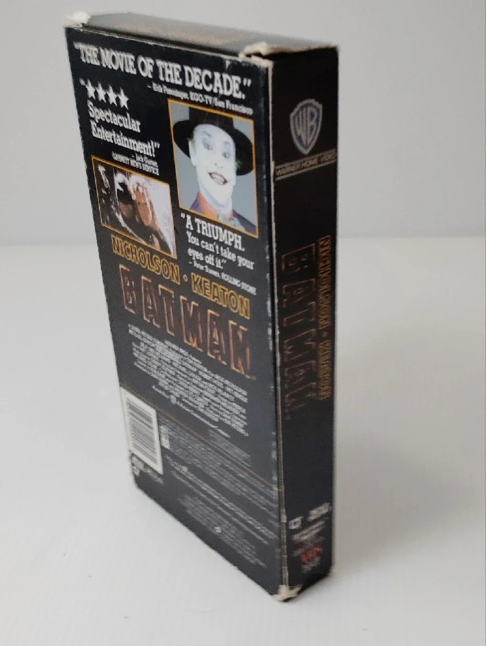12 For $8 Batman VHS Tape - Black and Gold